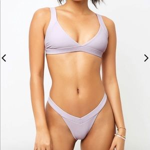 Frankies bikinis Georgia Bikini top in Orchid